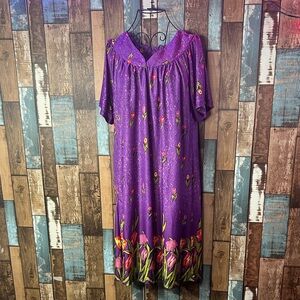 Metropolitan Purple Floral Women's Dress